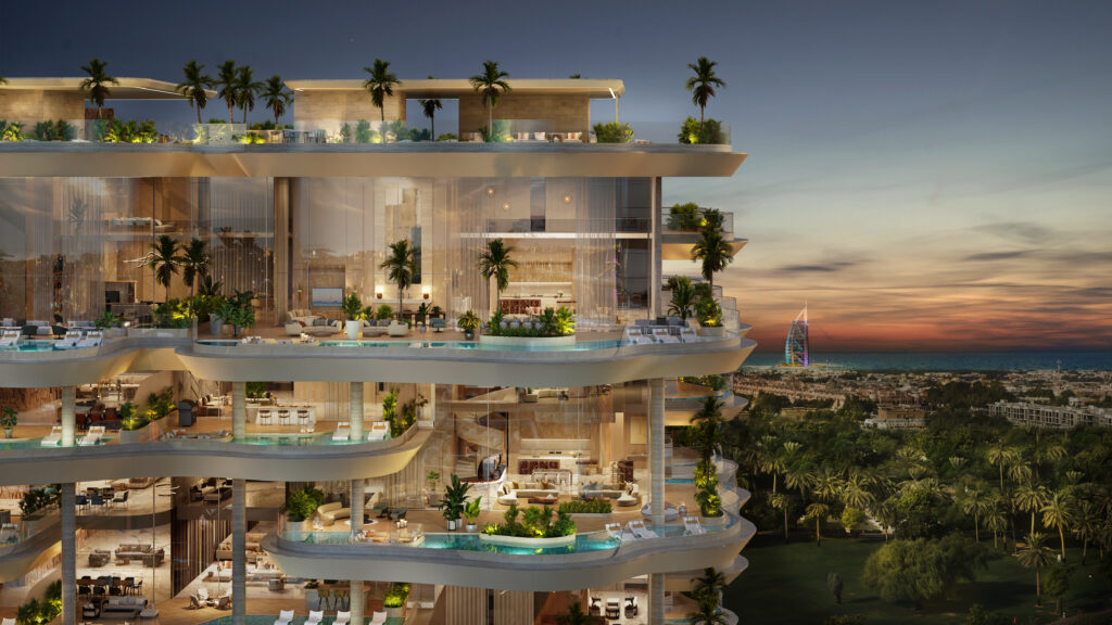 Dubai Real Estate Marketing case study showing 28 Meta Ads campaigns generating 1,906 leads and 437 qualified leads.